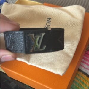 Black lv bracelet